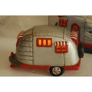 LED Tabletop Light from Cracker Barrel Retro Camper Trailer Boxed